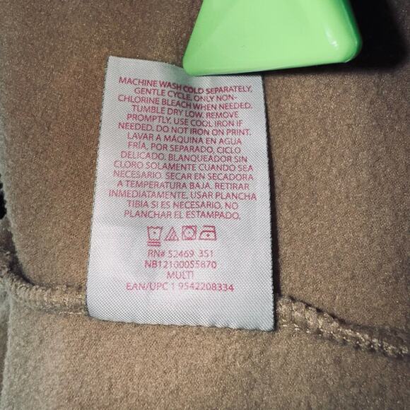 No Boundaries Crop Hoodie Sz 11/13 Dragon Graphic Colorblock Black Tan Y2K Style - Picture 6 of 6